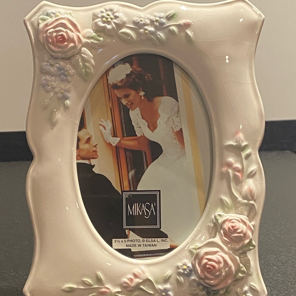 Mikasa Floral Picture Frame